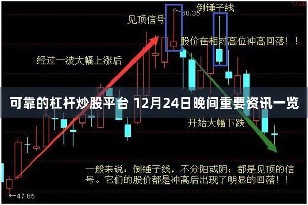 可靠的杠杆炒股平台 12月24日晚间重要资讯一览