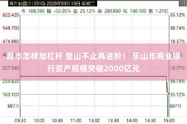 股市怎样加杠杆 登山不止再进阶！ 乐山市商业银行资产规模突破2000亿元