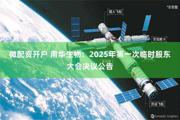 微配资开户 南华生物：2025年第一次临时股东大会决议公告